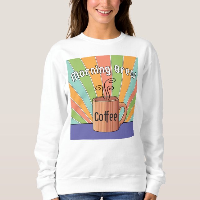 Sudadera Café Morning Brew (Anverso)