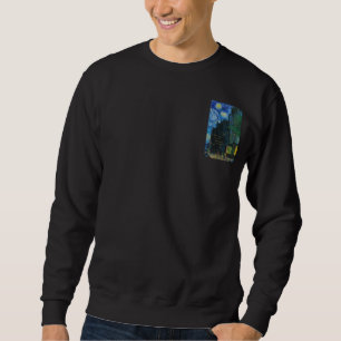 Sudadera Café Nocturno Estrellado de Van Gogh Arte de Colaj