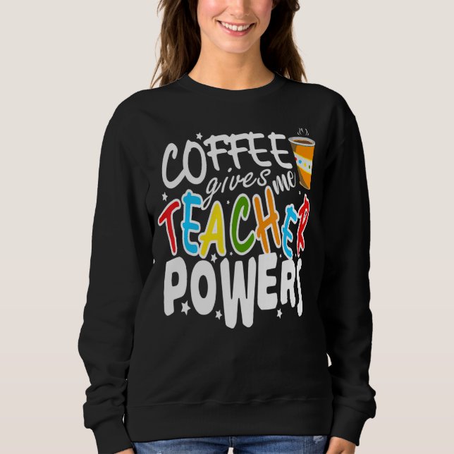 Sudadera Café Para Maestros De Matemáticas Café Para Enseña (Anverso)
