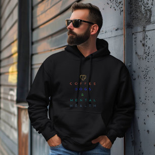 Sudadera Café, perros y salud mental: el trío perfecto