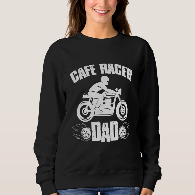 Sudadera Cafe Racer Motorcycle 125 Cafe Racer Bench Persona (Anverso)