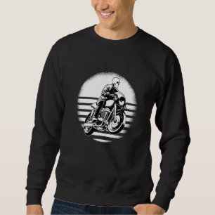 Sudadera Cafe Racer Rider Skeleton Cafe moto de carreras