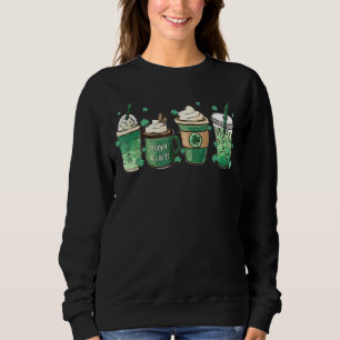 Sudadera Café St Patrick S Day Lucky Latte Shamroc Irlandés