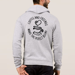 Sudadera Café y amigos, haz la mezcla perfecta