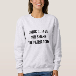 SUDADERA CAFÉ Y CAMISETA DEL FEMINISMO