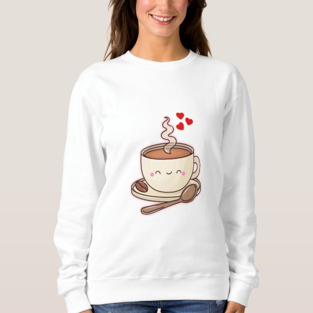 Sudadera Café y Chill (Anverso)