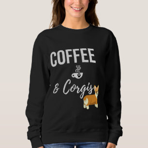 Sudadera Café Y Corgi