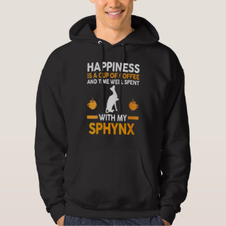 Sudadera Café y gato Sphynx