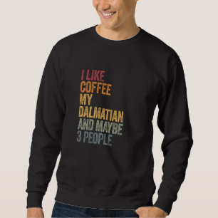 Sudadera Café Y Mis Perros De Perro Dalmatianos De 3 Person