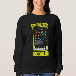 Sudadera Café Y Vida Modularia Wellenform Synth Nerd Synt