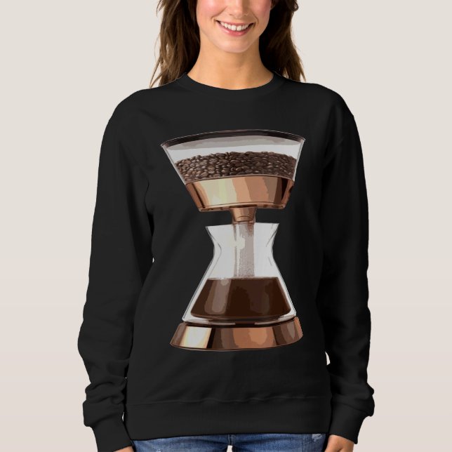 Sudadera Cafetera Cafetera Costume Barista Máquina Cafe Hal (Anverso)