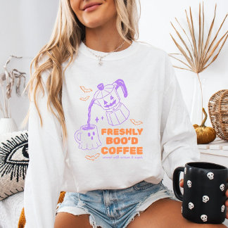 Sudadera Cafetera Moka Fantasma Adorable Café recién hechiz