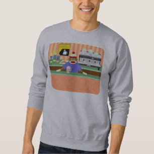 Sudadera Cafetería Barista del mono del calcetín