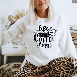 Sudadera Cafetería Coffee Sweatshirt Coffee Vibes
