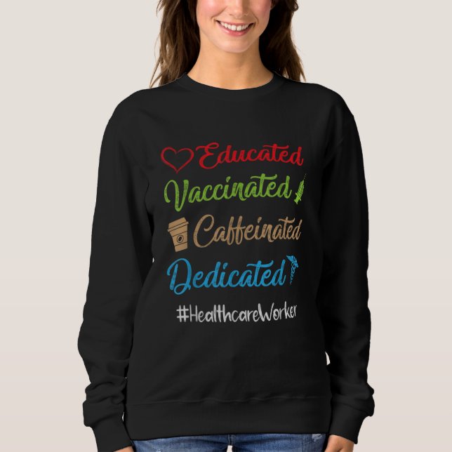 Sudadera Caffeinated Educado (Anverso)