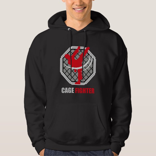 Sudadera Cage Fighter MMA Knockout (Anverso)