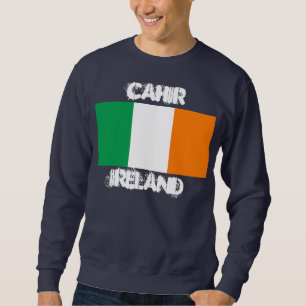 Sudadera Cahir, Irlanda con bandera irlandesa