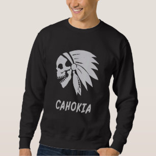 Sudadera Cahokia Nativo Americano Indio Nacido Libertad Mal