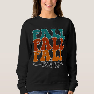 Sudadera Caída Caída Caída Vibes Tipografía Script Mujeres