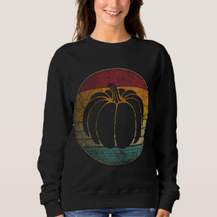 Sudadera Caída de frutas retro de calabaza otoño invierno d