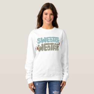 Sudadera Caída del clima dulce