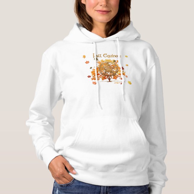Sudadera Caída del Equinox Pagan Wiccan (Anverso)