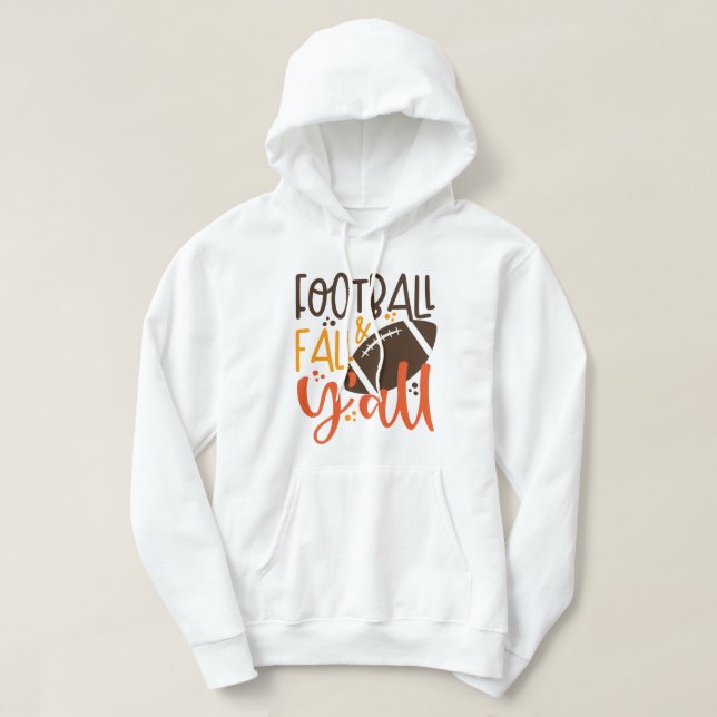 Sudadera Caída del fútbol y todos (Diseño del anverso)