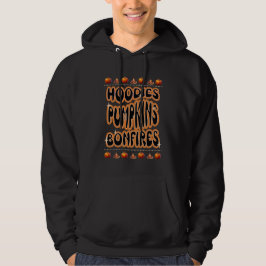 Sudadera Caída retro de las hooches de las calabazas