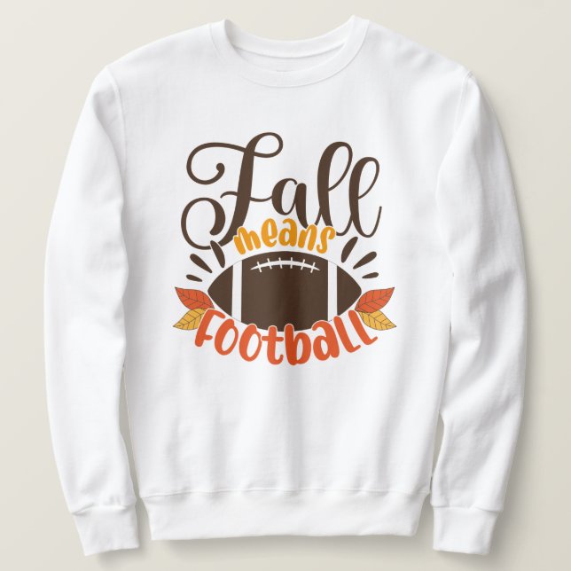 Sudadera Caída significa Fútbol (Anverso del diseño)