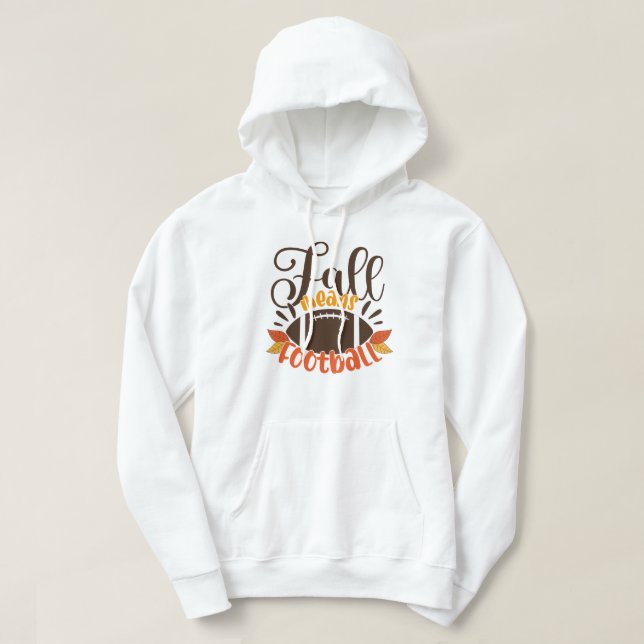 Sudadera Caída significa Fútbol (Diseño del anverso)