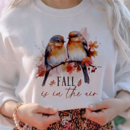 SUDADERA CAÍDA TEMÁTICA DEL OTOÑO EN LAS AVES AÉREAS