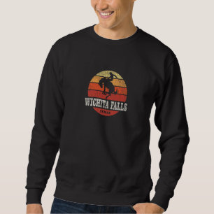 Sudadera Caídas Wichita TX Vintage Country Western Retro