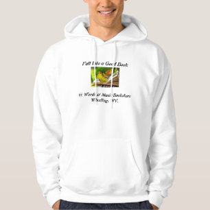 Sudadera caiga en una buena librería del libro