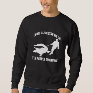 Sudadera Caimán Cocodrilo Hombre Para Amante De Caimán Croc