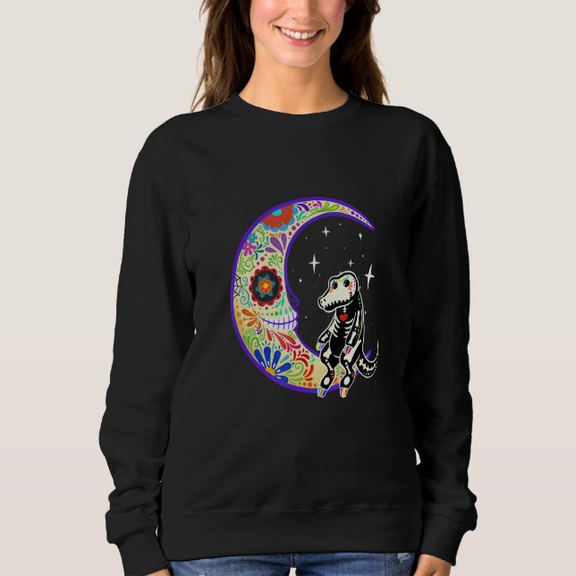 Sudadera Caimán esqueleto día de los muertos (Anverso)