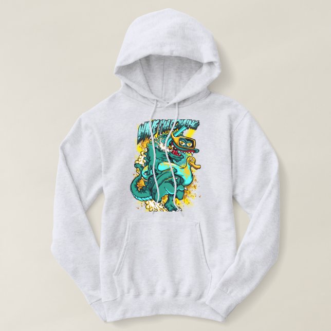 Sudadera Caimán loco 🐊 (Diseño del anverso)