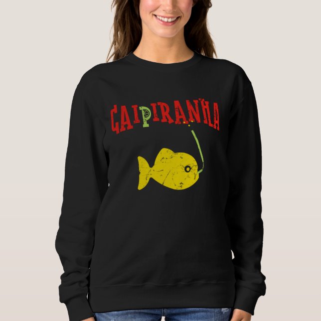 Sudadera Caipiranha Lusitg Cocktail Piranha Caipirinha (Anverso)