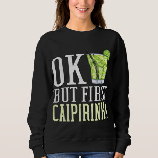 Sudadera Caipirinha Bebe Cóctel Brasil