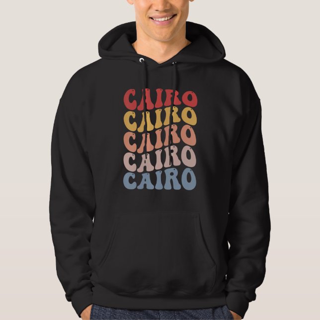 Sudadera Cairo City Groovy Retro (Anverso)