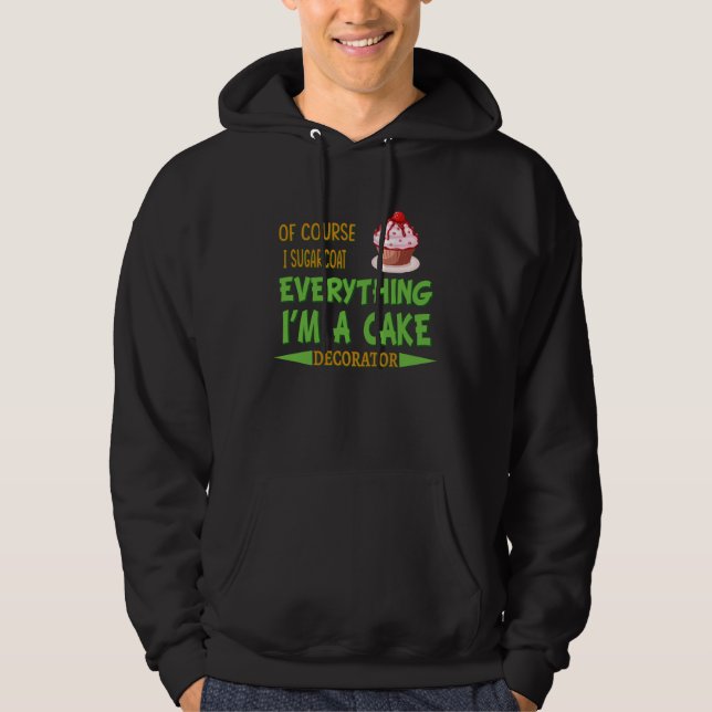 Sudadera Cake Decorating Passion Baking Humor Graphic (Anverso)