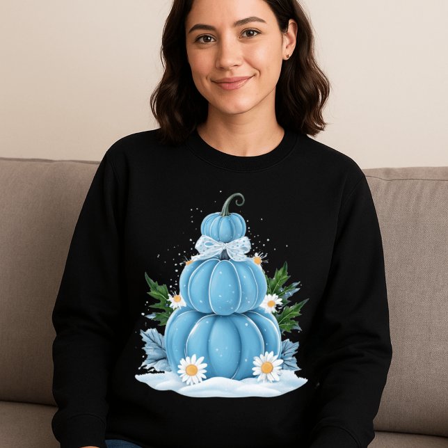 Sudadera Calabaza azul caprichosa estacional (Subido por el creador)
