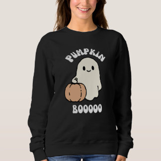 Sudadera Calabaza Boo Fantasma de Halloween Lindo Espeluzna