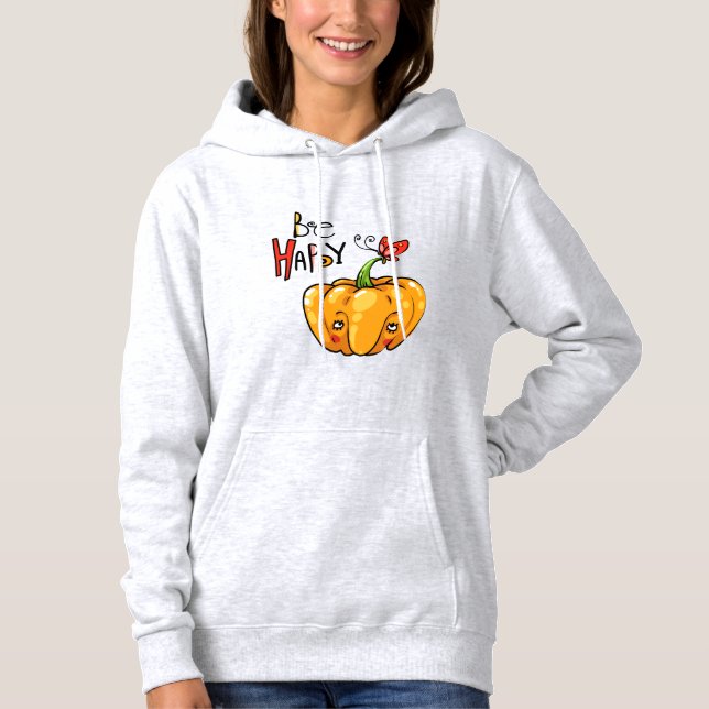 Sudadera Calabaza Cuta "Hola" (Anverso)