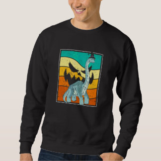 Sudadera Calabaza de bruja Brachiosaurus Halloween dinosaur