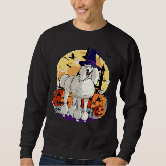 Sudadera Calabaza de Brujas Standard Poodle Halloween