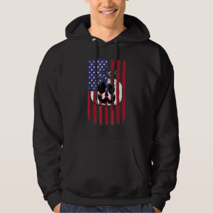 Sudadera Calabaza de Halloween Bandera Americana Otoño Caíd