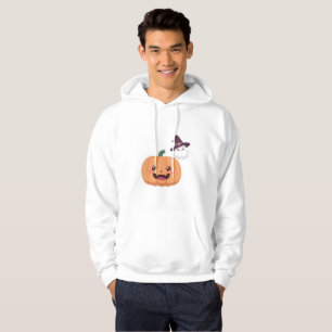 Sudadera Calabaza de Kawaii Halloween, Gorra fantasma y put