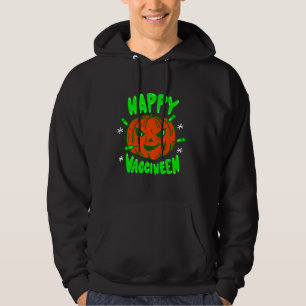 Sudadera calabaza de la vacuna de halloween de covid vacciw