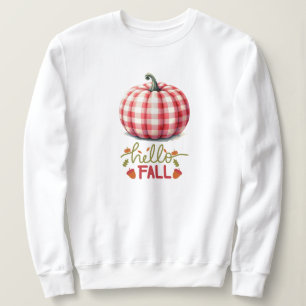 Sudadera Calabaza de platillo de chicharrón lindo hola otoñ