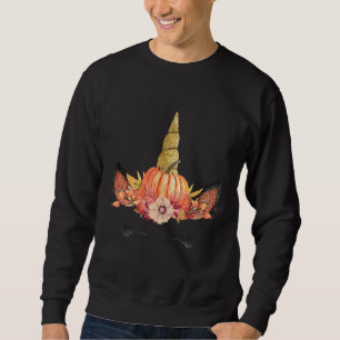Sudadera Calabaza De Unicornio Cuta Para Kis El Otoño Unico